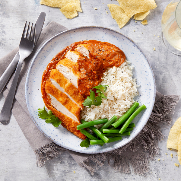 CrIspy Chicken in Butter Chicken Sauce