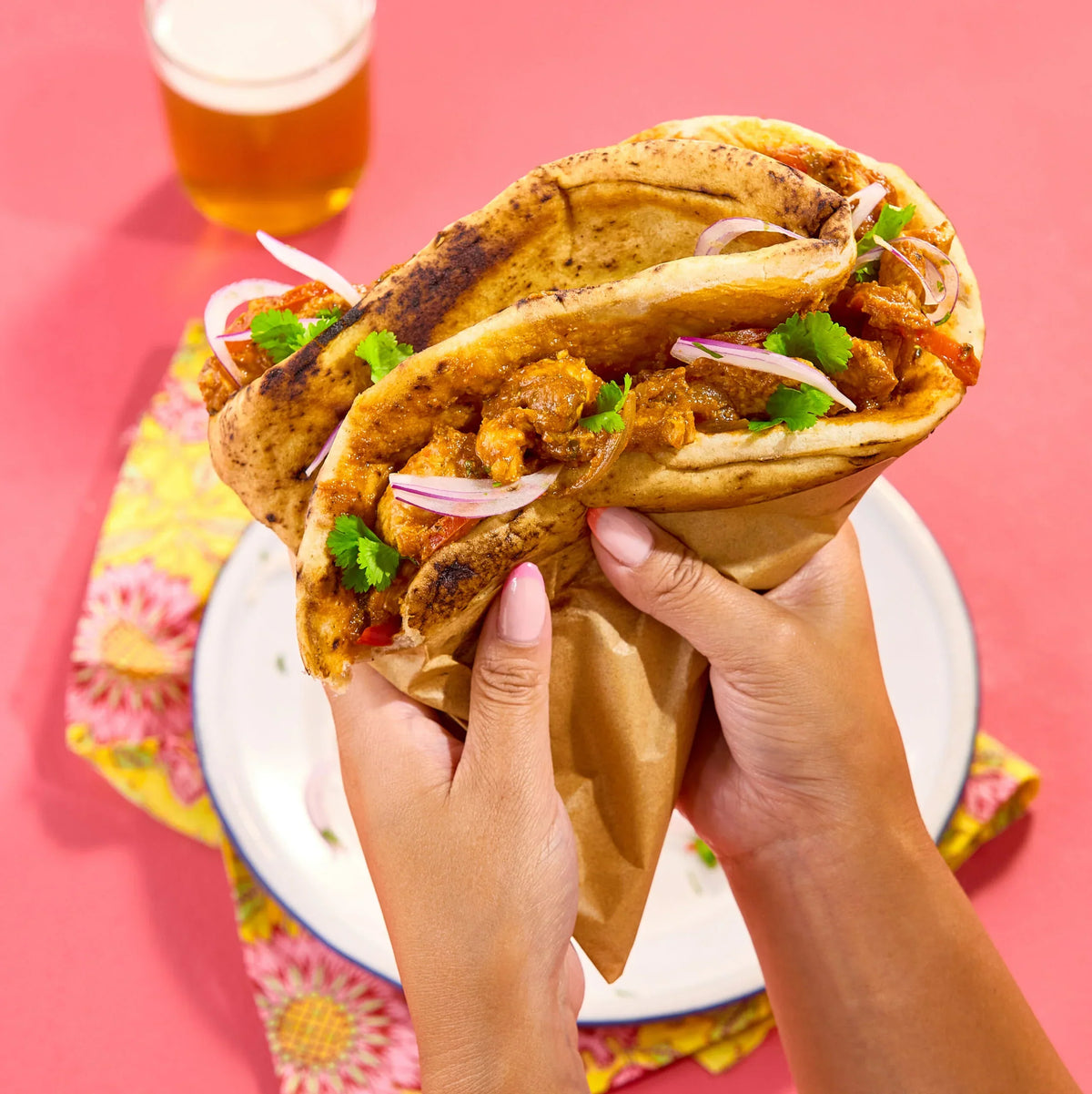 Butter Chicken Naanwich