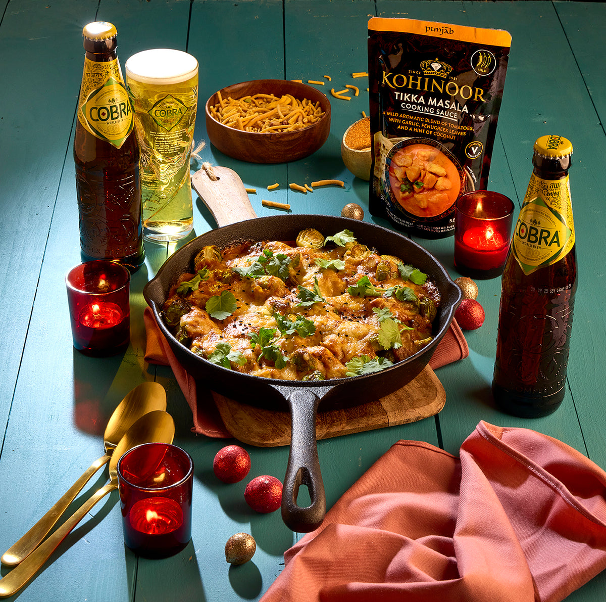 Cheesy Masala Sprouts