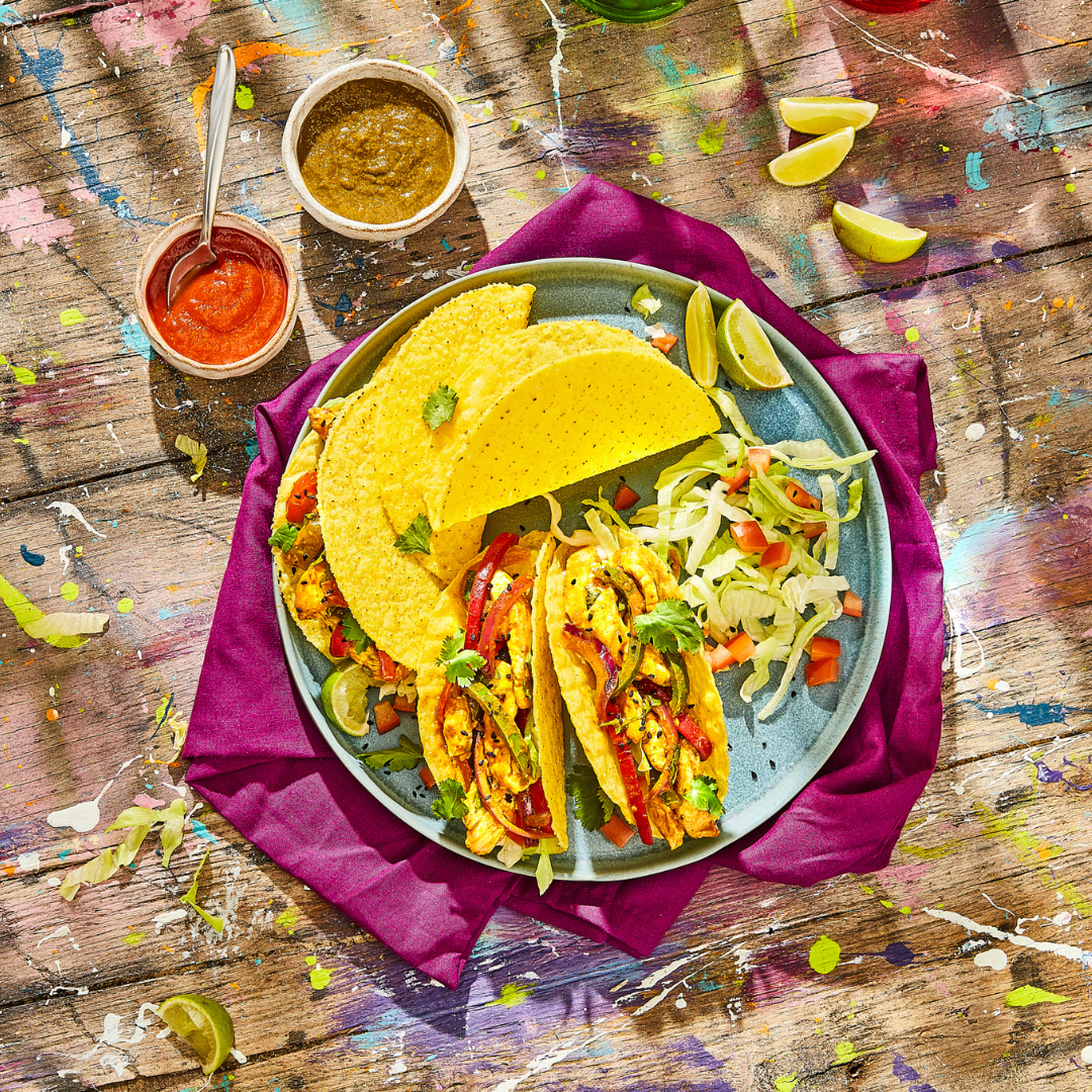 Chicken Jalfrezi Tacos
