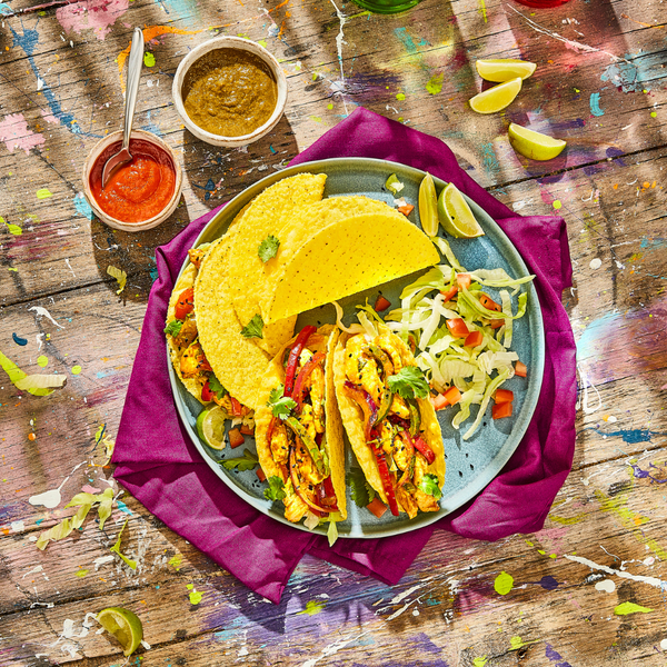 Chicken Jalfrezi Tacos