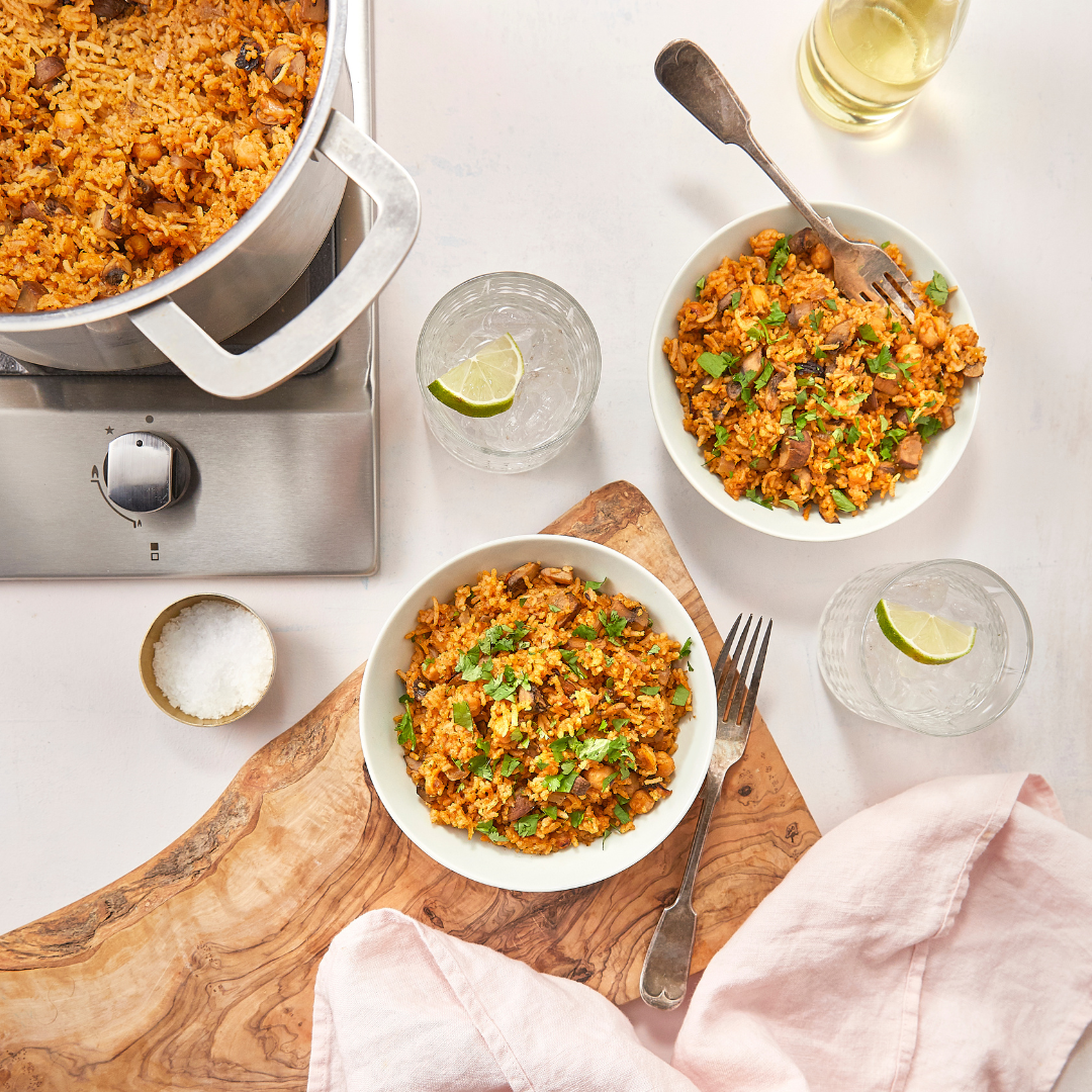 One Pot Mushroom Rice