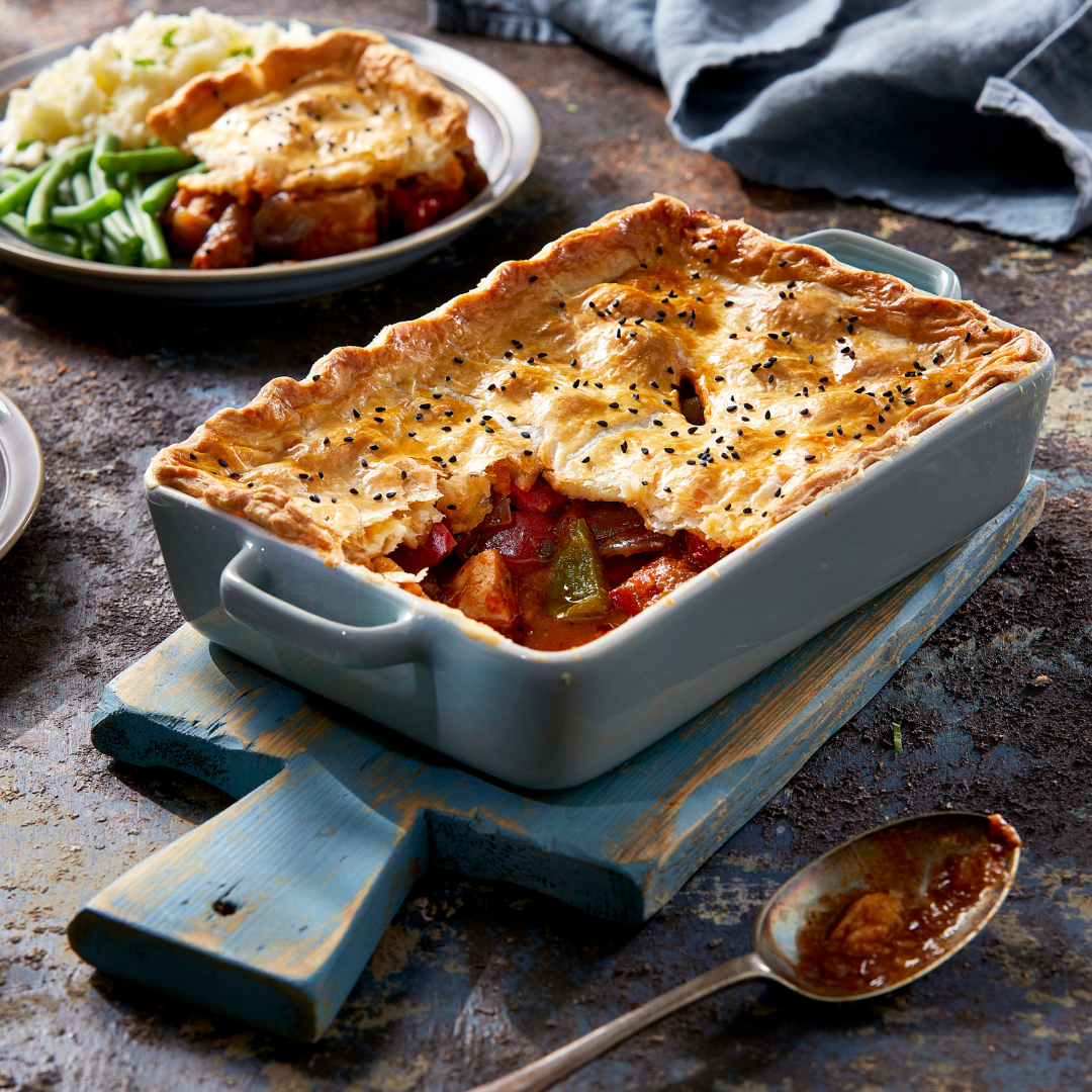 Jalfrezi Chicken Pie