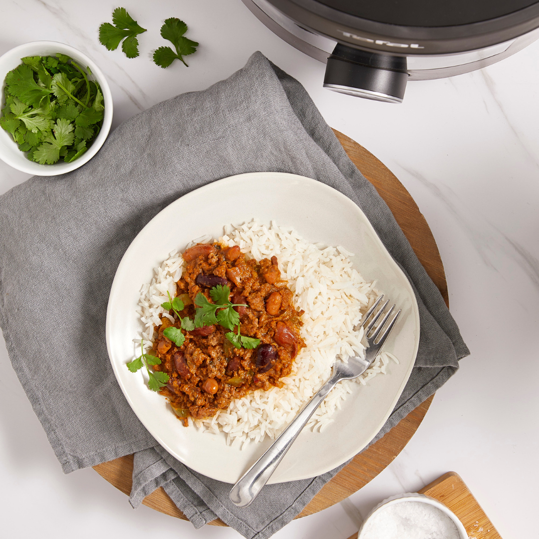Three bean Chilli Con Carne