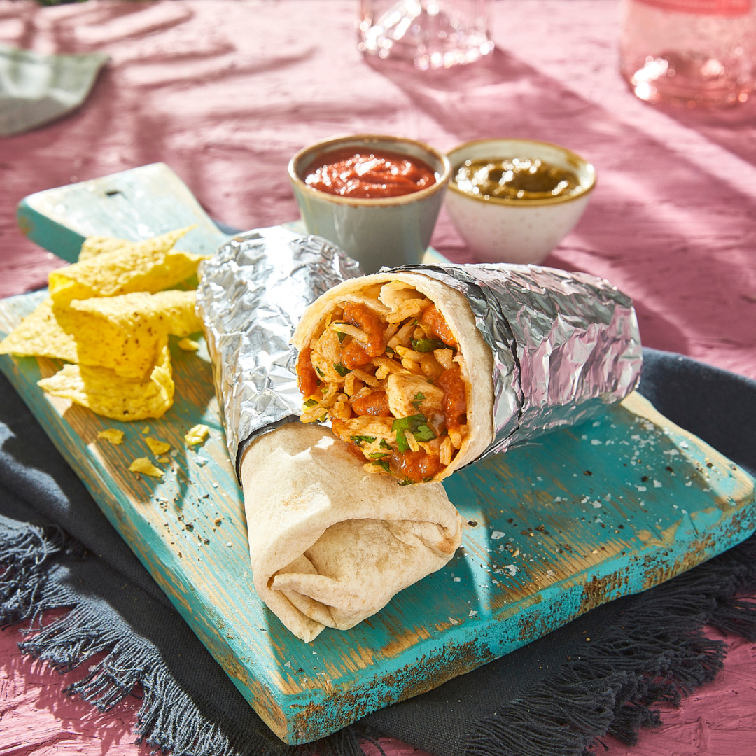 Creamy Butter Chicken Burrito
