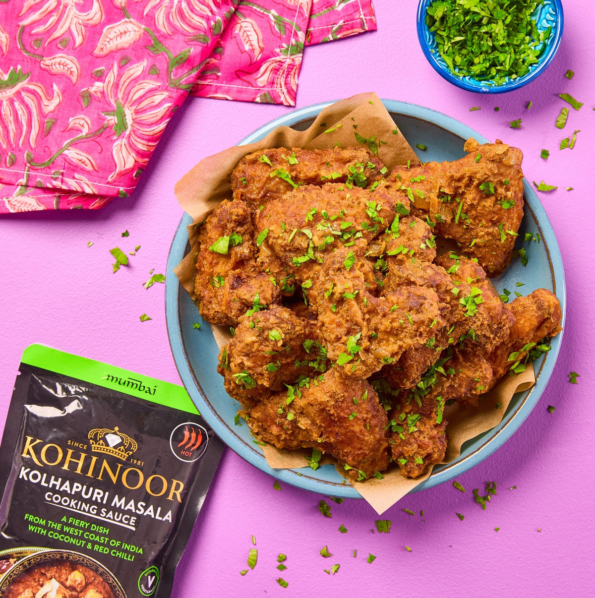 Spicy Kolhapuri Chicken Wings