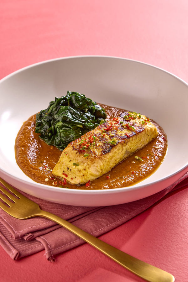 Panfried Salmon with Tikka Masala Sauce
