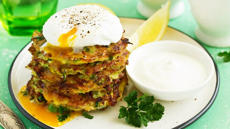 Dal & Spinach Fritters Recipe
